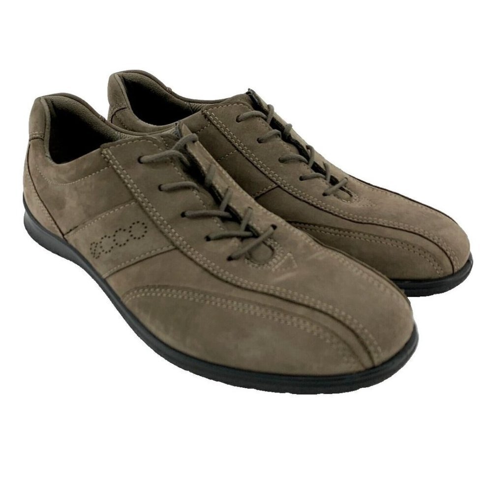 Ecco Academia Lace up Comfort Flat Shoes